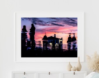 Abstract Reflection Photography Print: Modern Home Decor (Digital Download)