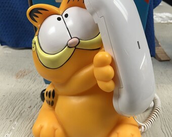 Vintage TYCO Garfield Reden Touch Tone Telefon Lustig Getestet