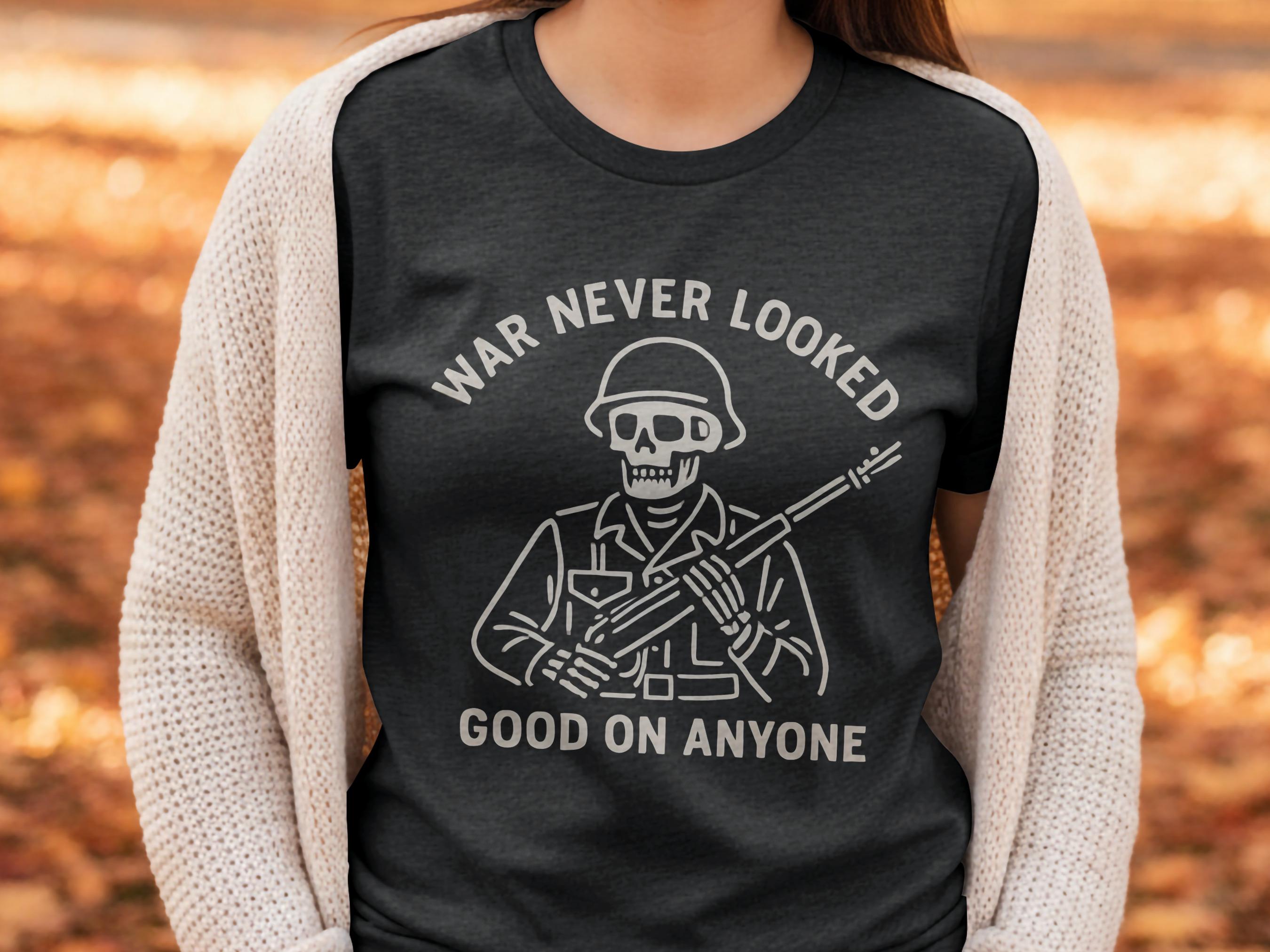 T-Shirt Noir Home Security Skeleton Soldiers - Taille L Homme/Femme - Neuf