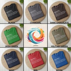 Koszulka z definicją algorytmu - Koszulka z humorem programisty - Koszulka z żartem o kodowaniu - Prezent dla inżyniera oprogramowania dla programisty zdjęcie 4