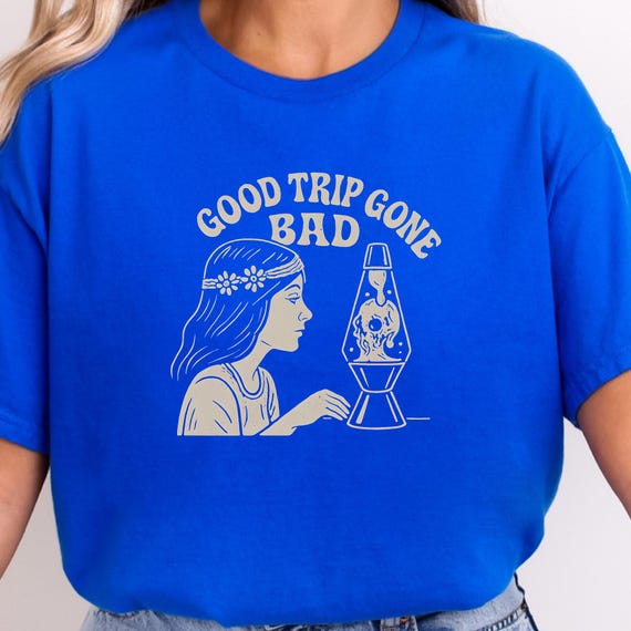Good Trip Gone Bad Shirt | Trippy 60s Hippie Tee | Skull Lava Lamp