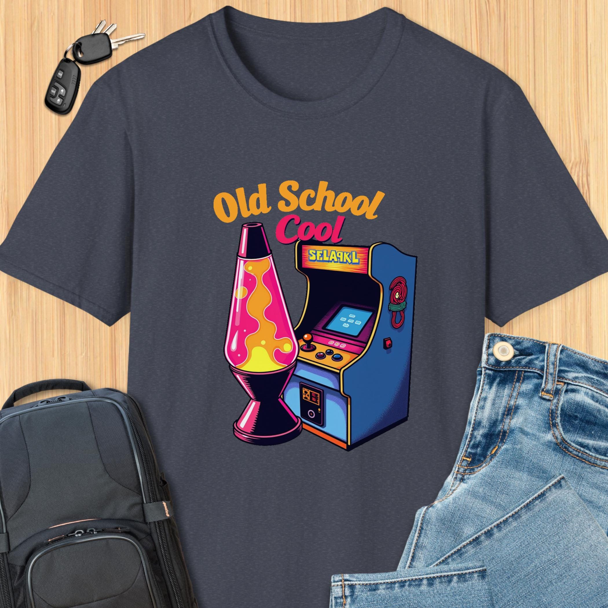 Retro Gaming Lava Lamp T-shirt: 70s 80s Nostalgia Arcade Classic