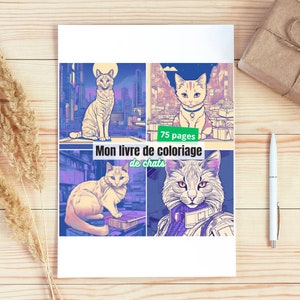 My Cats coloring book - 75 pages