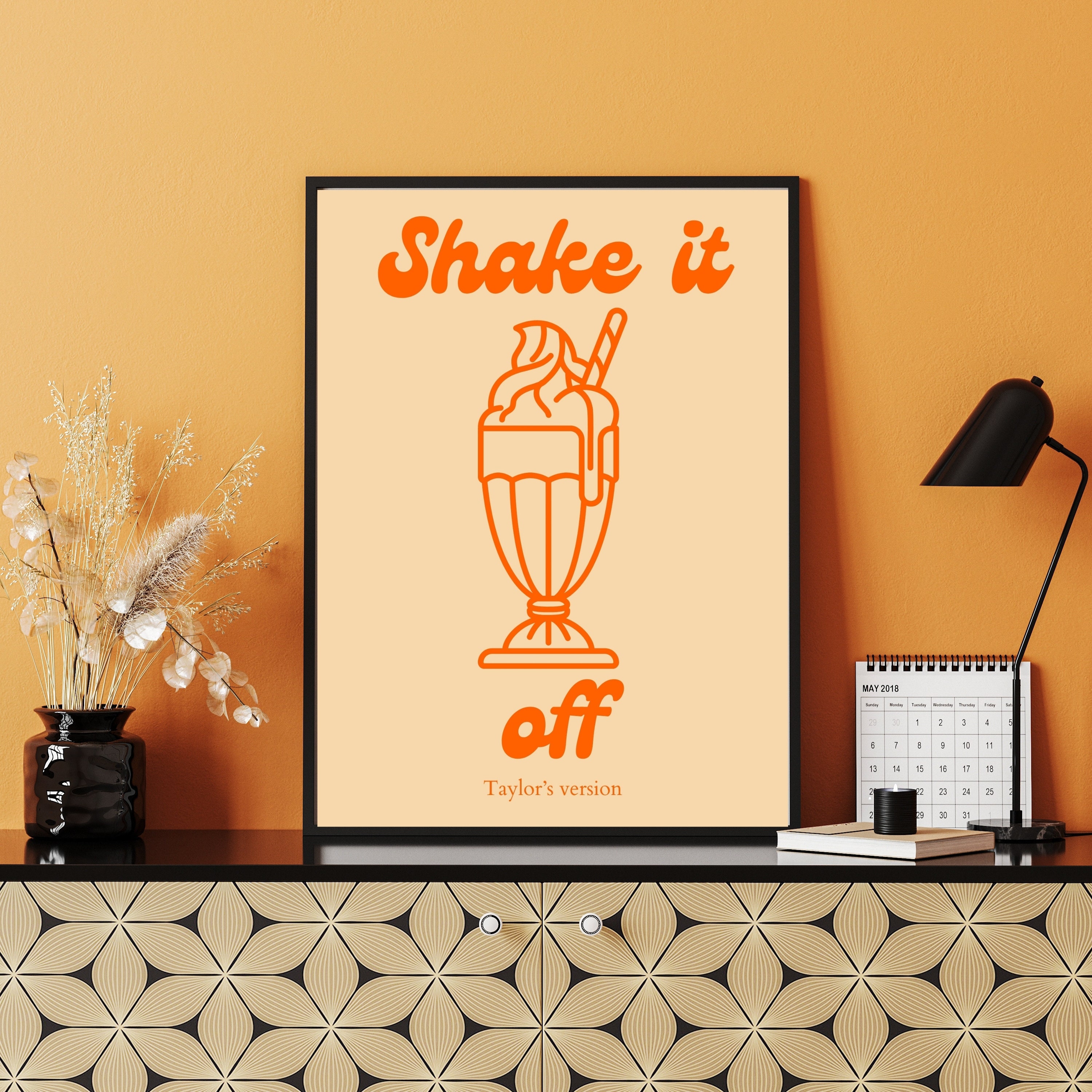 Shake It off Print Teen Girl Room Poster Girly Wall Art Subtle Swiftie ...