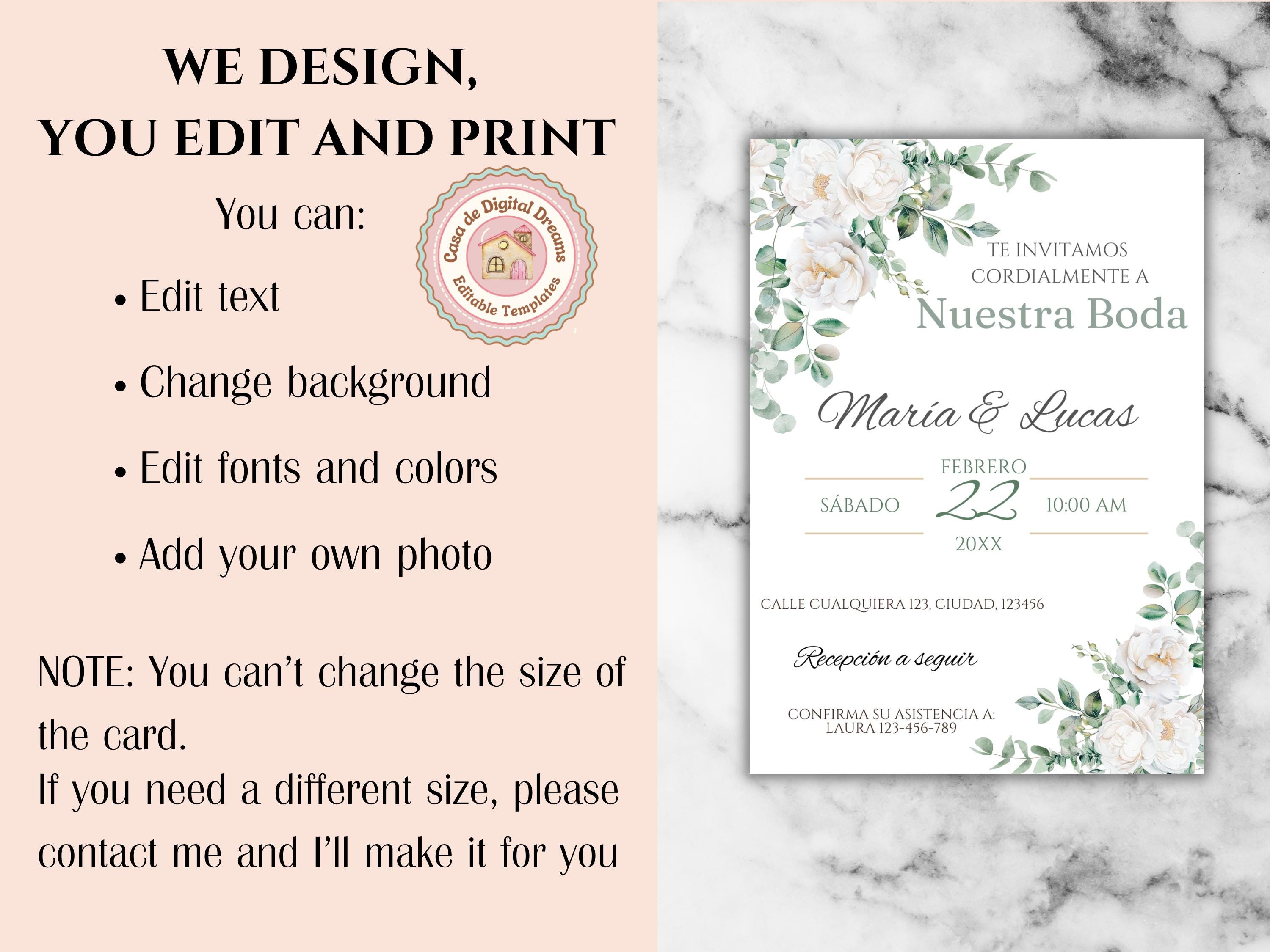 Invitación De Boda Con Forma De Abanico