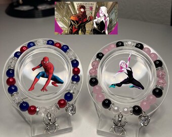 Spider-Man & Gwen Stacy Inspired Bracelet