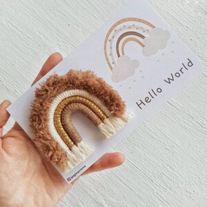 Cartão-presente personalizado para recém-nascido – Decoração de quarto de bebê feita à mão | Lembrança de crochê personalizada.
