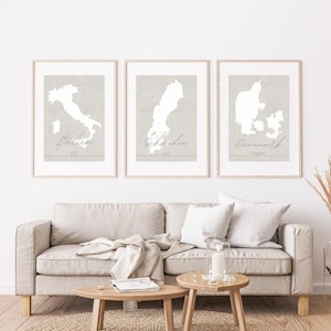 Niederlande - Wandgestaltung Reiseziele, Reiseländer, Reiseerinnerung Plakat, Personalisiertes Poster mit Reisedatum