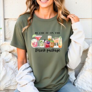Blame It On The Drink Package - Unisex Jersey Short Sleeve Tee