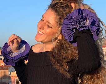 Best scrunchies for thick hair, Luxury handmade scrunchies for hair, Trendy oversized scrunchies, Eco-friendly scrunchies sustainable fabric