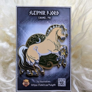 Sleipnir Horse Enamel Pin