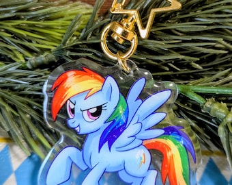 Rainbow Dash-sleutelhanger