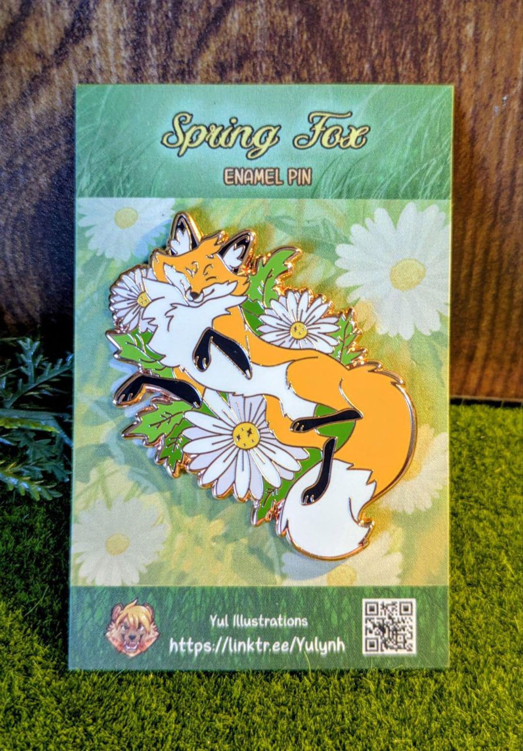 Spring Foz Spring Fox Enamel Pin - Etsy