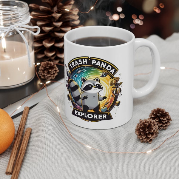 Trash Panda Explore Ceramic Mug 11oz