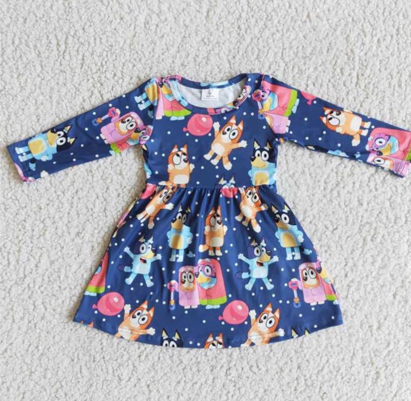 Bluey Dress Long Sleeve - Etsy