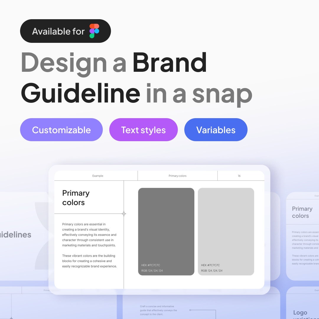 Brand Guidelines in Figma - Etsy