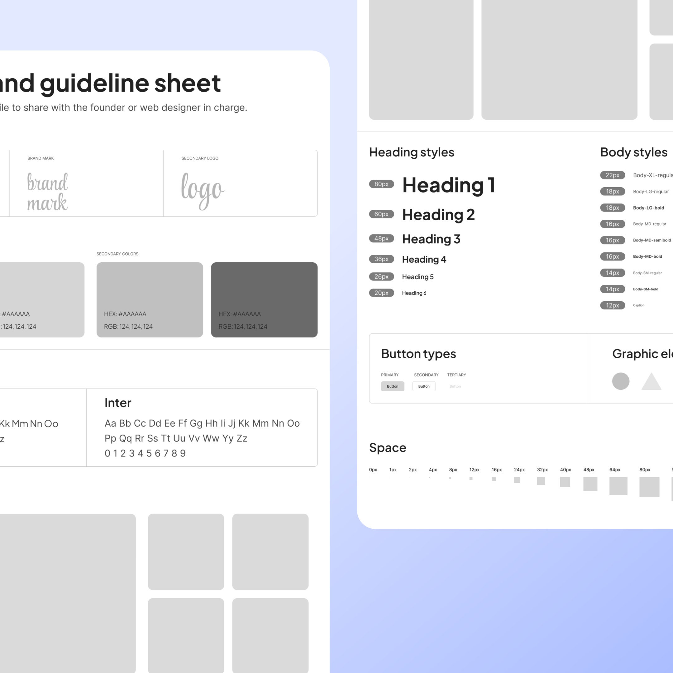 Figma Brand Guidelines Template: Editable Style Sheet Bundle - Etsy
