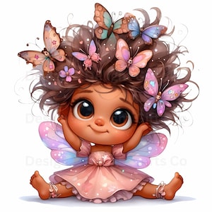 10 schrullig Mädchen Clipart Pack wunderliche Fee Mädchen PNGs für Aufkleber, Handwerk & Designs Fee Mädchen Clipart Digital Download druckbare Bilder
