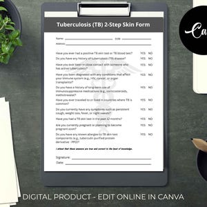 free printable 2 step tb test form - free printable... TB 2-step Documentation Form, Employment - 2 Step (TB) Tuberculosis ...