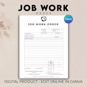 Bewerkbaar taakwerkorderformulier, werkorder zakelijk werk, werkorders traceren, werkverzoekformulier, werkorders bijhouden, taakkaart