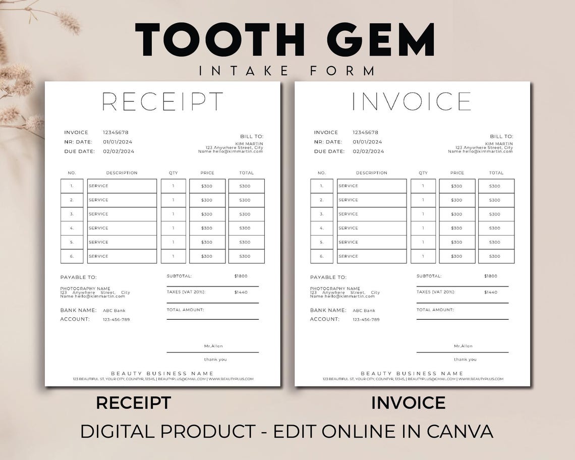Tooth Gem Consent Form, Tooth Gem Consultation Forms, Tooth Gem Waiver ...