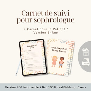 Fiches anamnèse sophrologie pour enfant, carnet de suivi consultation pour sophrologue, fiche suivi cliente thérapie, outil de sophrologie