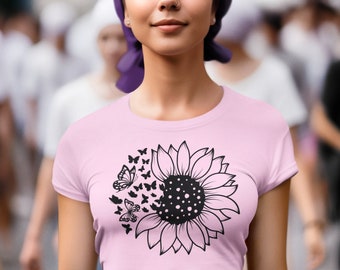Sunflower - Sunflower Shirt, Floral Tee Shirt, Flower Shirt,Garden Shirt, Womens Fall Shirt, Sunflower Tshirt Sunflower Shirts. Sunshine Tee