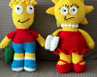 Simpsons Inspired Character Dolls