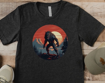 Werewolf in the Forest Graphic T-Shirt