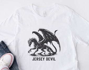Jersey Devil Graphic T-Shirt: Cryptid Folklore Unisex Tee