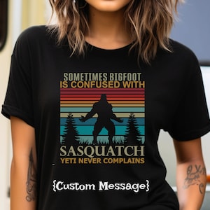 Funny Bigfoot T-Shirt: Sasquatch Yeti Humor Tee image 2