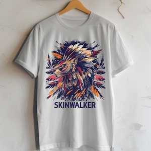 Skinwalker Graphic shirt, Skinwalker dog Shirt, Skinwalker graphic t-shirt, Skinwalker cryptid graphic tee, Cryptid Graphic Shirt, Gift Idea