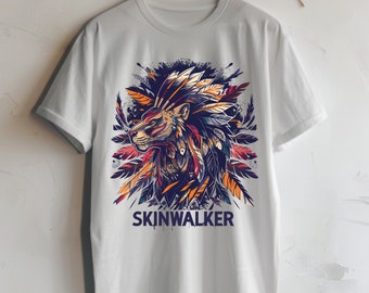 Maglietta grafica Skinwalker: design cane criptico