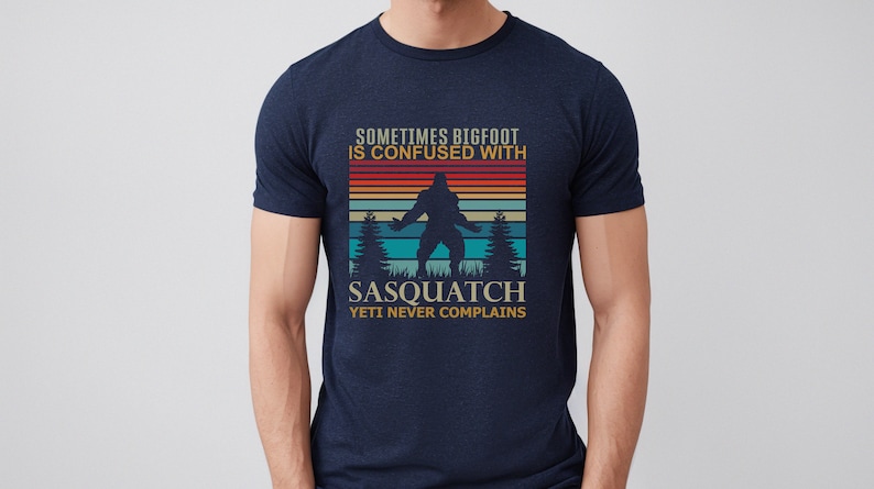Funny Bigfoot T-Shirt: Sasquatch Yeti Humor Tee image 5