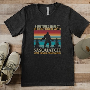 Funny Bigfoot T-Shirt: Sasquatch Yeti Humor Tee image 1