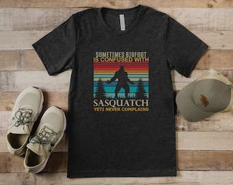 Camiseta divertida de Pie Grande: Camiseta humorística de Pie Grande y Yeti