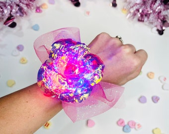 Pink Crush  “Light Up Wrist Corsage”