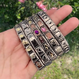 Gold Italian Charms Bracelets Customizable Link Bracelet Charm Nomination Bracelet Gift for Kids 9 Mm Italian Charms Summer Jewelry. Etsy