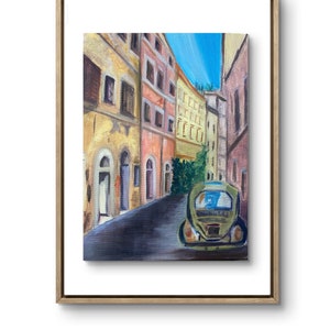 Peinture à l'huile du Trastevere image 1