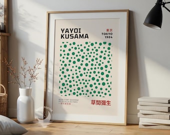 Yayoi Kusama Inspired Polka Dot Art Print (Digital Download)