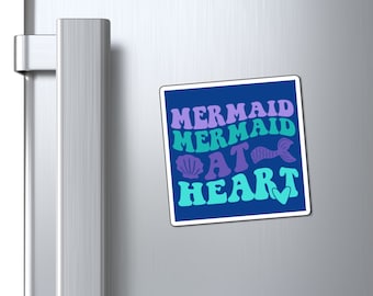 Mermaid at Heart Magnets