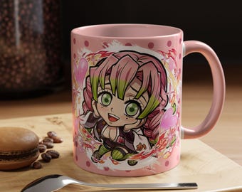 Demon Slayer, Mitsuri Kanroji Coffee Mug (11, 15oz)