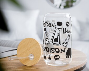 Kusco's Poison, The Poision, Llama Extract Sipper Glass, 16oz