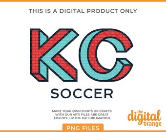 KC Soccer Twist PNG Bundle | Kc Current Soccer Art | Kansas City Soccer Digital Download | Kc Baby Shirt | Teal Town Sublimation/Dtf