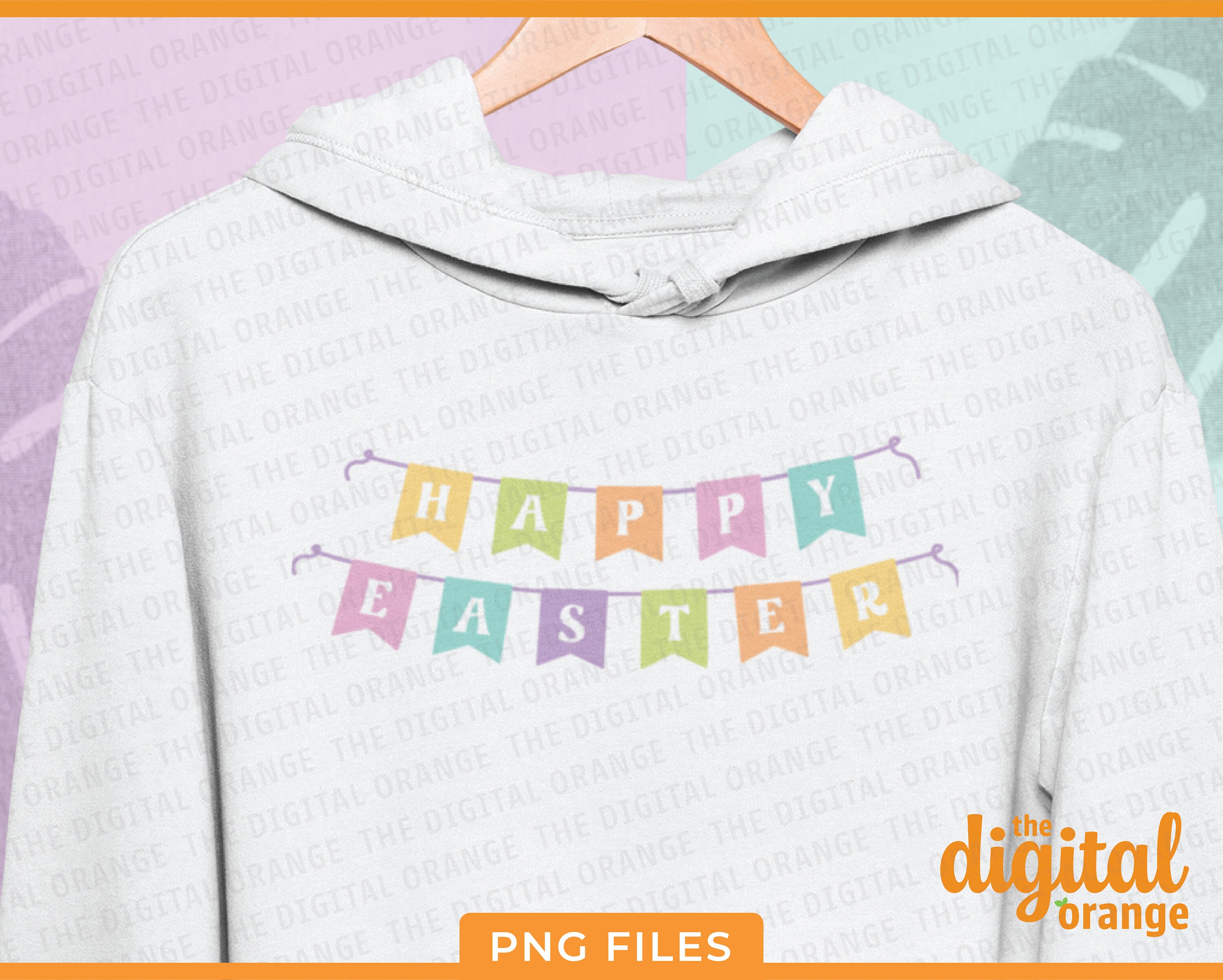 Happy Easter Banner PNG Bundle | Clip Art | Easter Digital Download ...