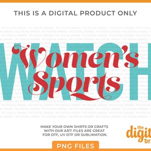 Assista ao pacote PNG de esportes femininos | Clip Art de futebol atual do Kc | Download digital de futebol feminino de Kansas City | Kc Baby | Assista aos esportes femininos