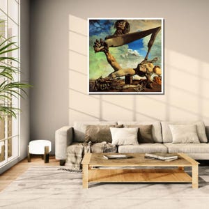 Giorgio de Chirico Art Print: Surrealist Painting, The Melancholy of a Street