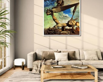 Giorgio de Chirico Art Print: Surrealist Painting, The Melancholy of a Street