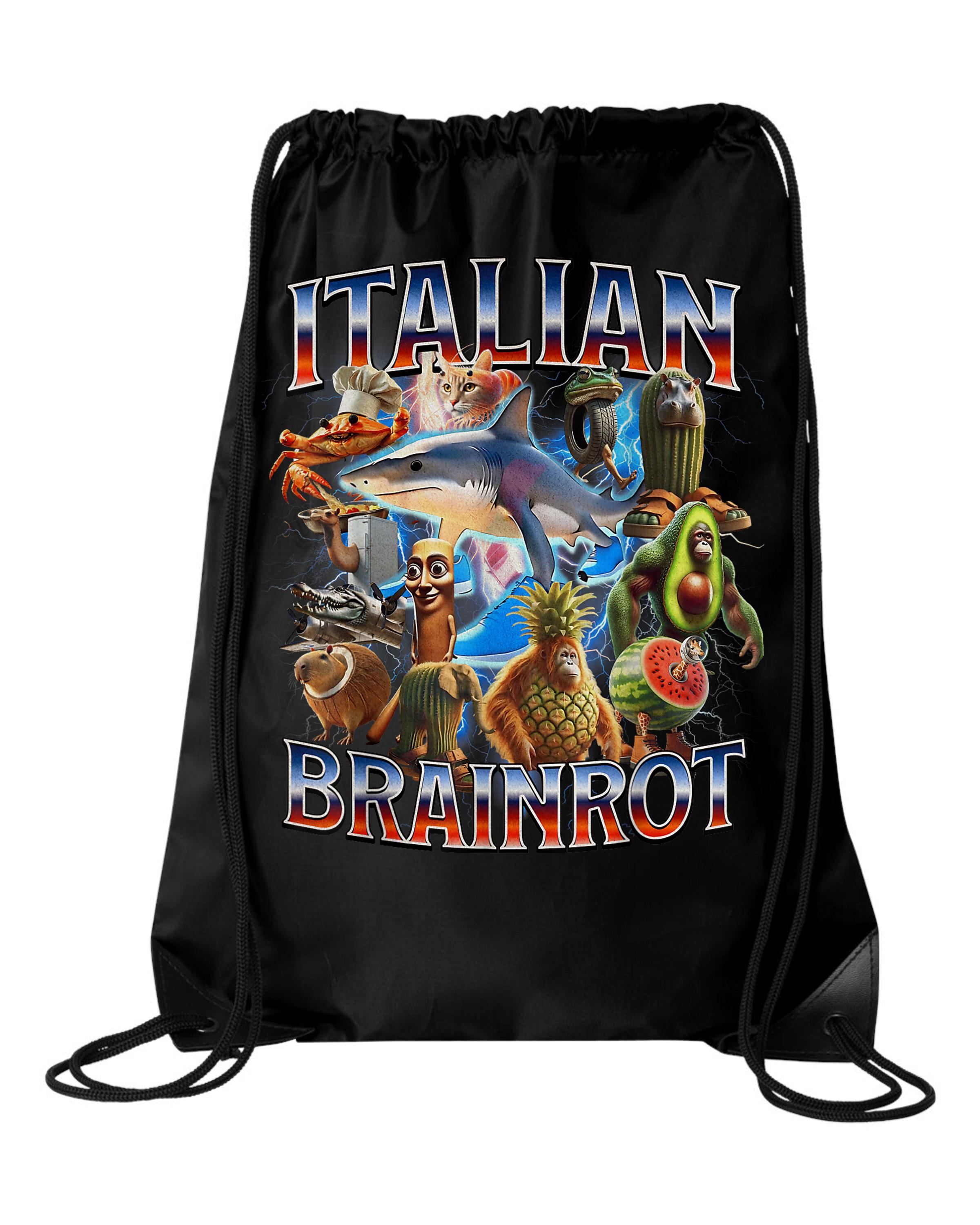 Italian Brianrot Drawstring Backpack Cappuccino Assassino - Etsy