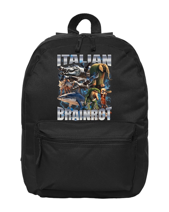 Italian Brianrot Backpack Funny Cappuccino Assassino - Etsy